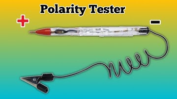 DIY Polarity Tester positive negative finder