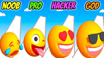 Emoji Stack - NOOB vs PRO vs HACKER vs GOD