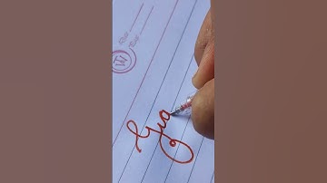 Latest Name "Gianna" Easy Cursive Writing