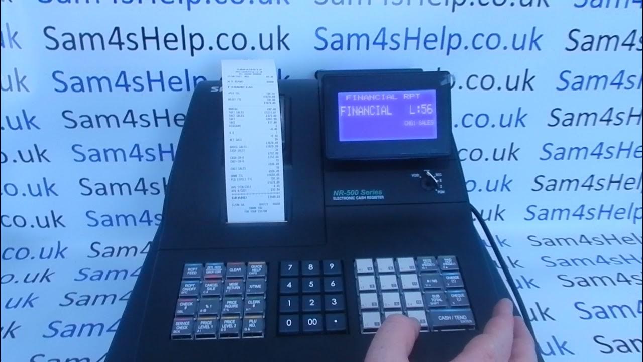 How To Program A Credit Card Payment Button Sam4S Cash Register