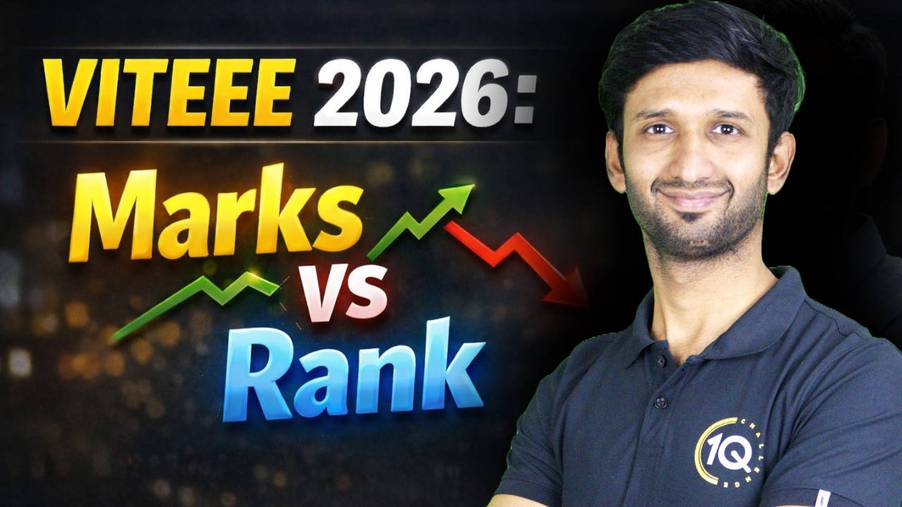 VITEEE 2026 Marks vs Rank 📊 | Safe Score for VIT Vellore CSE Revealed ...