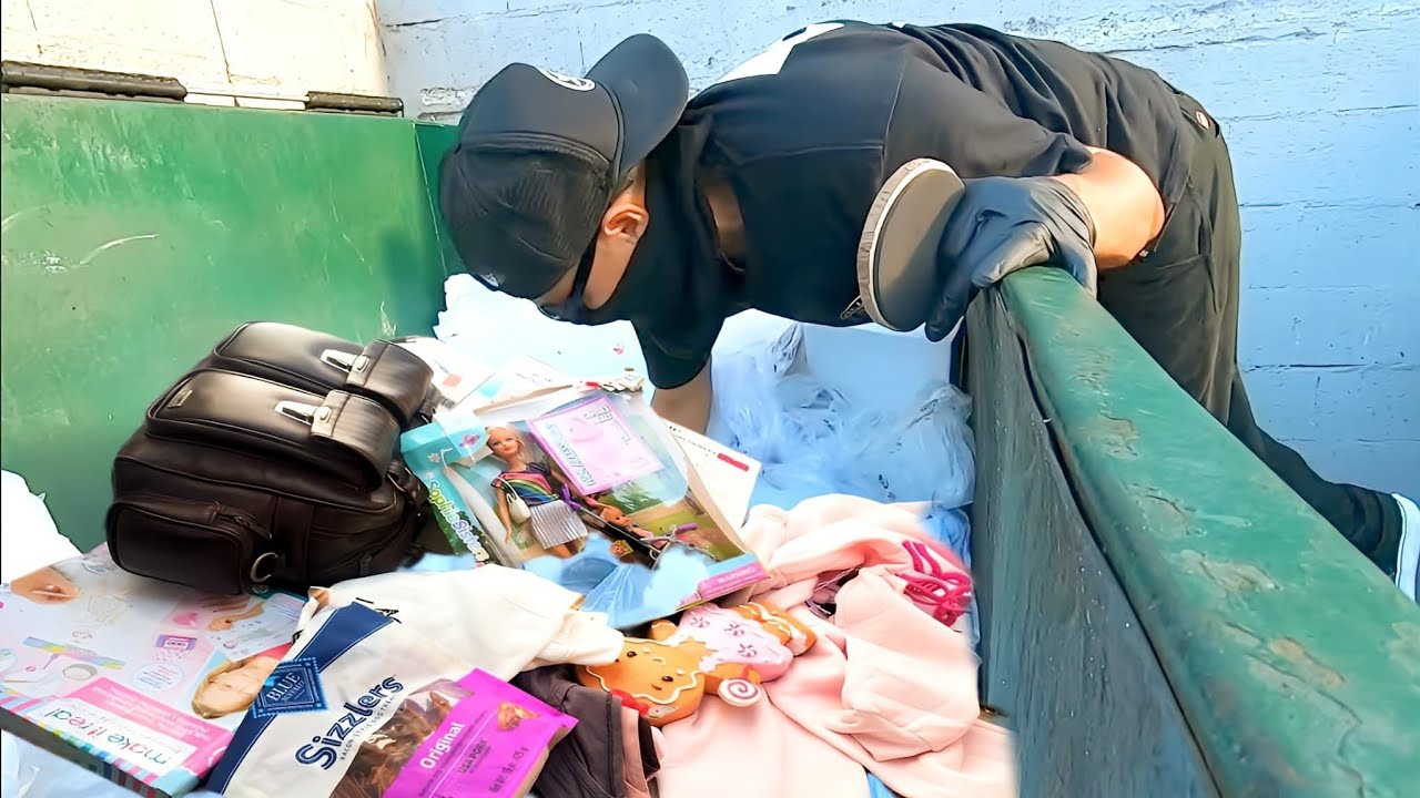 Me METI  en estos BOTES de BASURA y lo que ENCONTRÉ es INCREÍBLE #dumpsterdiving #funny #fypシ゚viral 