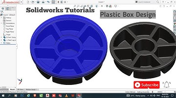 Plastic Box Design In Solidworks | #solidworks | #autocad  | @CADCAMTUTORIALBYMAHTABALAM