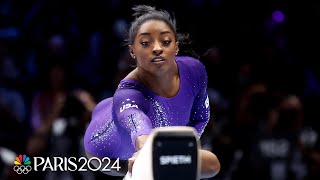 Simone Biles is queen of the beam once again, wins 22nd career World Title | NBC Sports