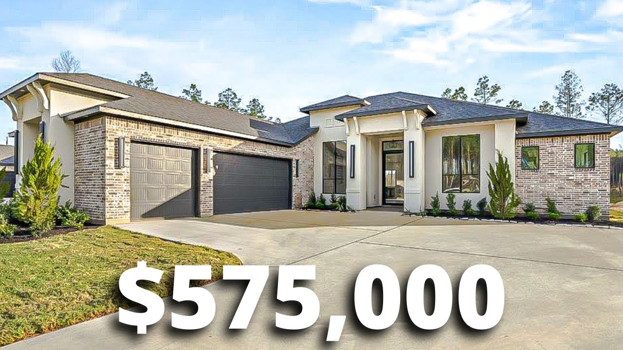 LUXURY MODERN CUSTOM HOUSE TOUR JUST UNDER 1 ACRE IN TEXAS | 5 BED | 3.5 BATH | 2651 SqFt | $575,000