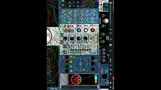 Ambient modular synth patch w/eurorack app MiRack iOS