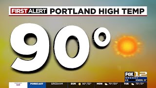 First Alert Sunday morning FOX 12 weather forecast (5/12)