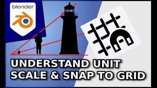 Blender 3D Unit Scale & Grid Snapping :  Learn Precision Modelling