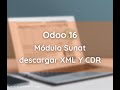 Odoo 16 Módulo Sunat descargar xml y cdr / SOAMIN PERU