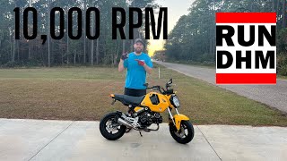 2022 Honda GROM CAM Install! **10,00 RPM Rev Limiter**