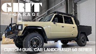 IS THIS THE BEST MODIFIED 60 SERIES TOYOTA LANDCRUISER BUILT?  LS1 POWERED DUAL CAB - GRIT GARAGE