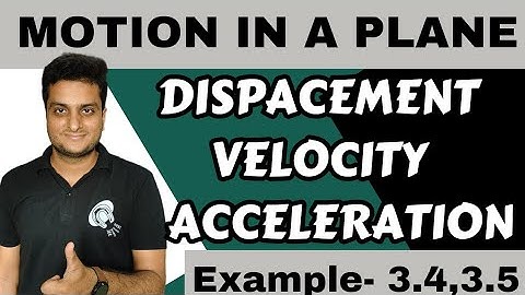 Velocity|Acceleration|Motion in plane with constant acceleration|3.4,3.5 #motioninaplane #physics
