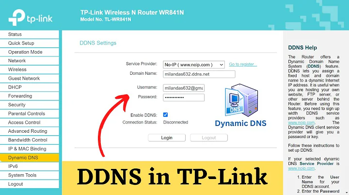 How to Setup DDNS (Dynamic DNS) on TP-Link Router