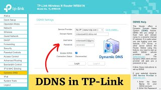 How to Setup DDNS (Dynamic DNS) on TP-Link Router screenshot 5