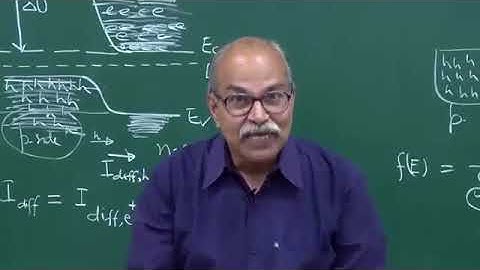 Physics of semiconductors& more Diffusion versus drift by prof  HC Verma
