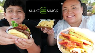 Trying Shake Shack for the FIRST TIME! Mukbang