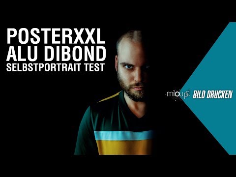 PosterXXL Alu Dibond Test - Low Key Selbstportrait | Milou PD Bild drucken