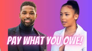 Tristan Thompson Baby Mama Jordan Craig Files Court Order To Secure $40k Monthly Child Support