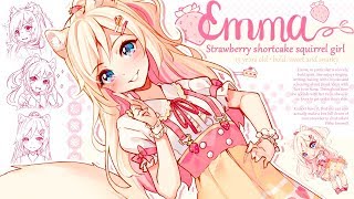 【Speedpaint】 Emma Reference Sheet (Hyan Timelapse #374)