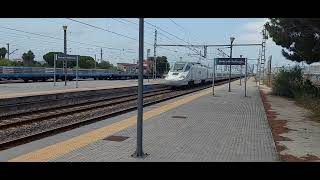 Alvia 130 con Servicio Euromed pasando por Benicarlo - Peñiscola sin parada con @fin6597