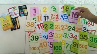 Flash Card 123 Angka (Bhs Indonesia & Inggris)