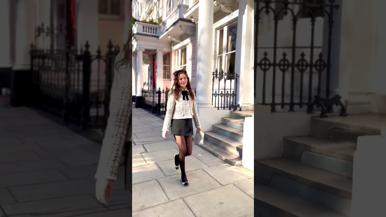 Blair Waldorf Gossip Girl Outfit Idea 🤍🖤 