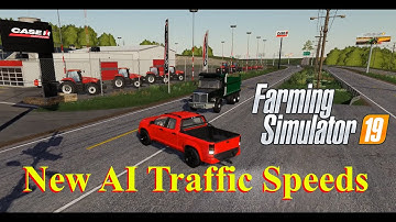 Farming Simulator 19 - Somewhere in Canada - Testing Traffic Speed