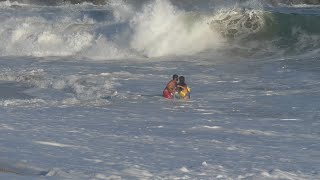 The Wedge, CA, Lifeguard Rescue, 8/26/22 PM