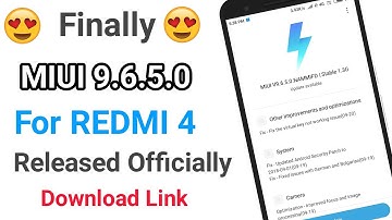 REDMI 4 New Stable Update MIUI 9.6.4 Released for All User | Full Change log