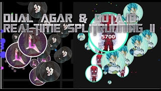 ZT LEVEL SPLITRUNNING? // Realtime Splitrunning II (Dual Agar & Gota.io)