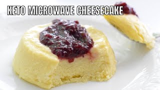 Keto Mug Cheesecake | Keto Microwave Cheesecake In A Mug