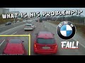 BMW Brake Checks Heavy Truck (several times) + Truck Dashcam Compilation