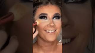  مكياج عيون باللون الاسود ️ سموكى نار  Smokey Eye Makeup