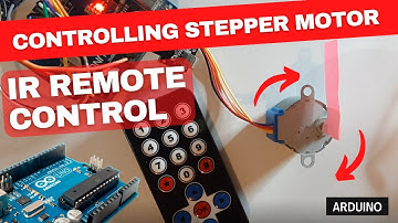 Controlling Stepper Motor 28byj-48 With IR Remote Using Arduino