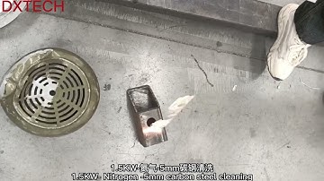 The inspection video of Mini laser cleaning machine with 1500W Raycus laser source