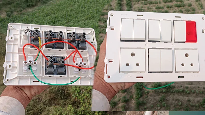 12 model switch board complete wiring kaise karte वायरिंग करते समय यह गलती ना करें  ❌modular 