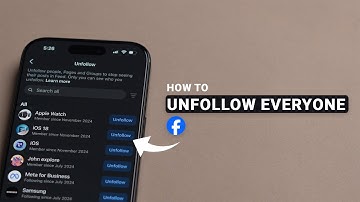 Hoe kun je iedereen op Facebook ontvolgen?