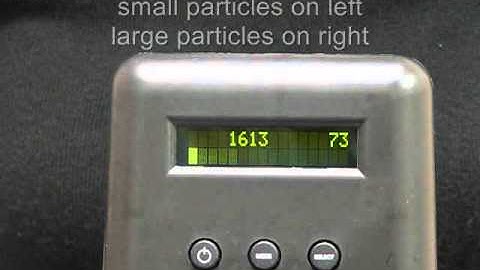 Dylos Air Quality Monitor Demo