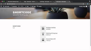 How to List Events by Category or Tag in WordPress