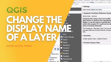 How to change the layer name in QGIS
