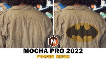 Mocha Pro 2022 :- Intro to Power Mesh Warp Tracking Tutorial