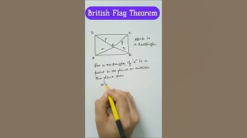 British Flag Theorem #mathematics