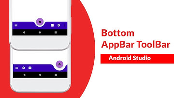 Bottom App Bar | Floating Action Button with Bottom Navigation | Material Design Android Studio