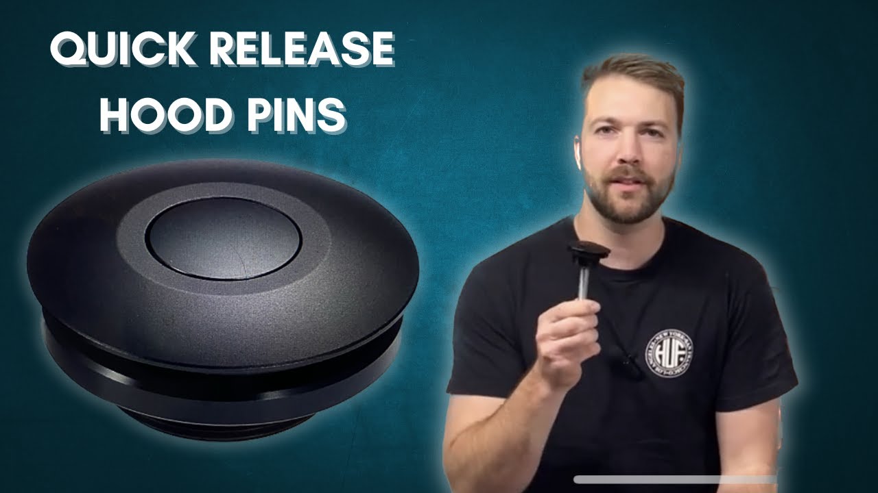 How to Install Quick Release Hood Pins YouTube