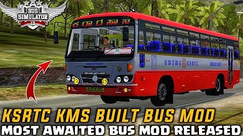download REALISTIC KSRTC KMS BUILT BUS MOD for bus simulator indonesia | BUSSID V3.6.1 |#bussidmods