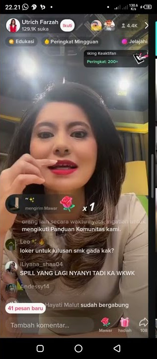 UTRICH FARZAH live ditik tok