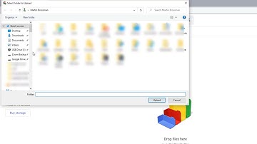 How do I upload multiple files to a Google drive folder