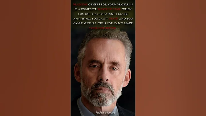 Jordan Peterson Blaming Others For Your Problems Quote! #shorts - DayDayNews