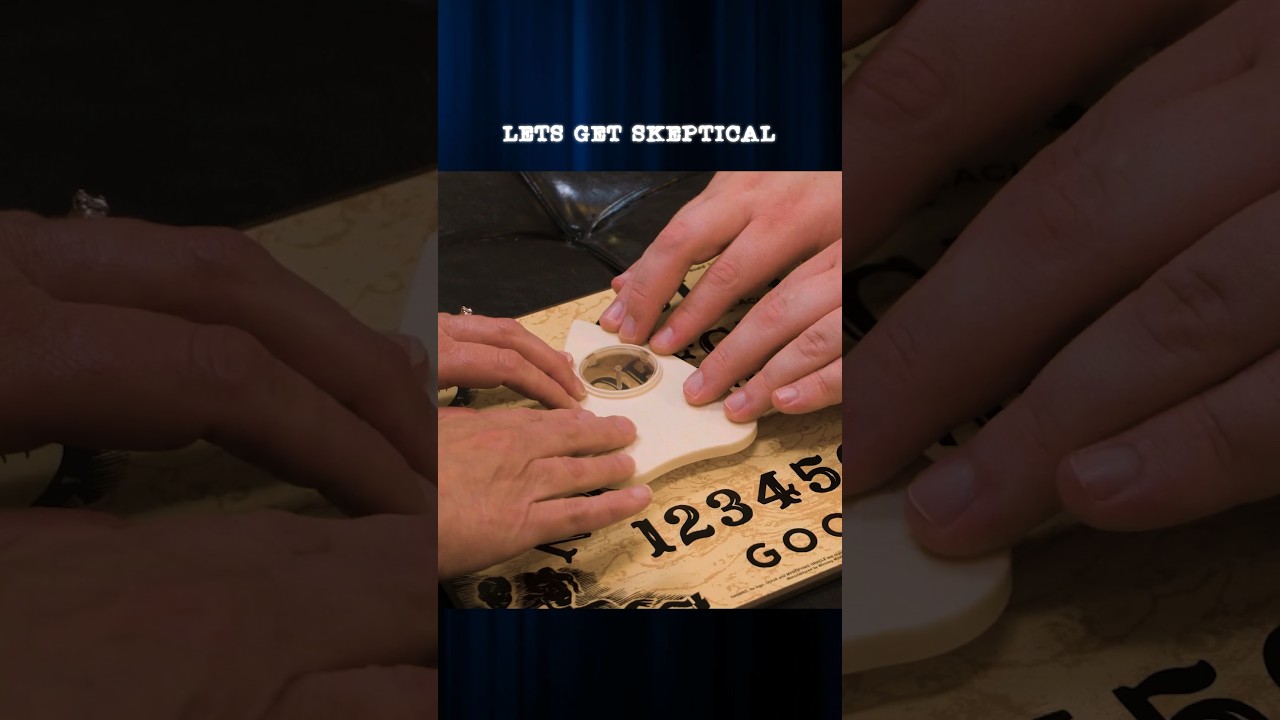 Ouija and the ideomotor effect #ouijaboard #skeptic #paranormal #parapsychologie #ghost #psychology