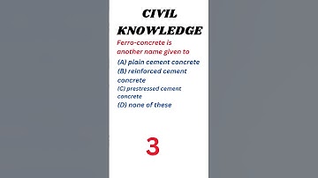 Concrete Technology MCQ